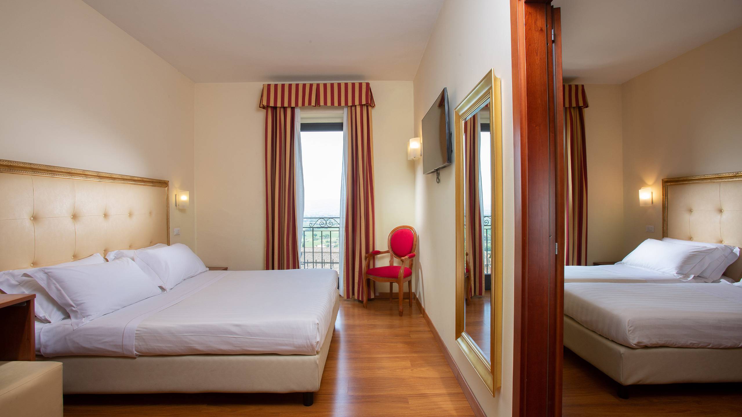 Hotel-Giotto-Assisisi-connecting-rooms